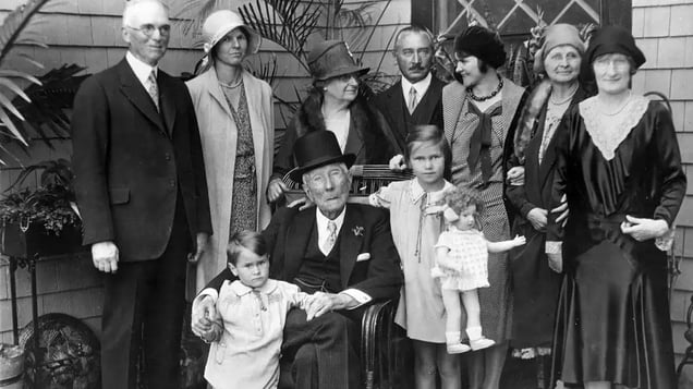 john rockefeller and his family